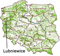 Płożenie Nadleśnictwa w Polsce